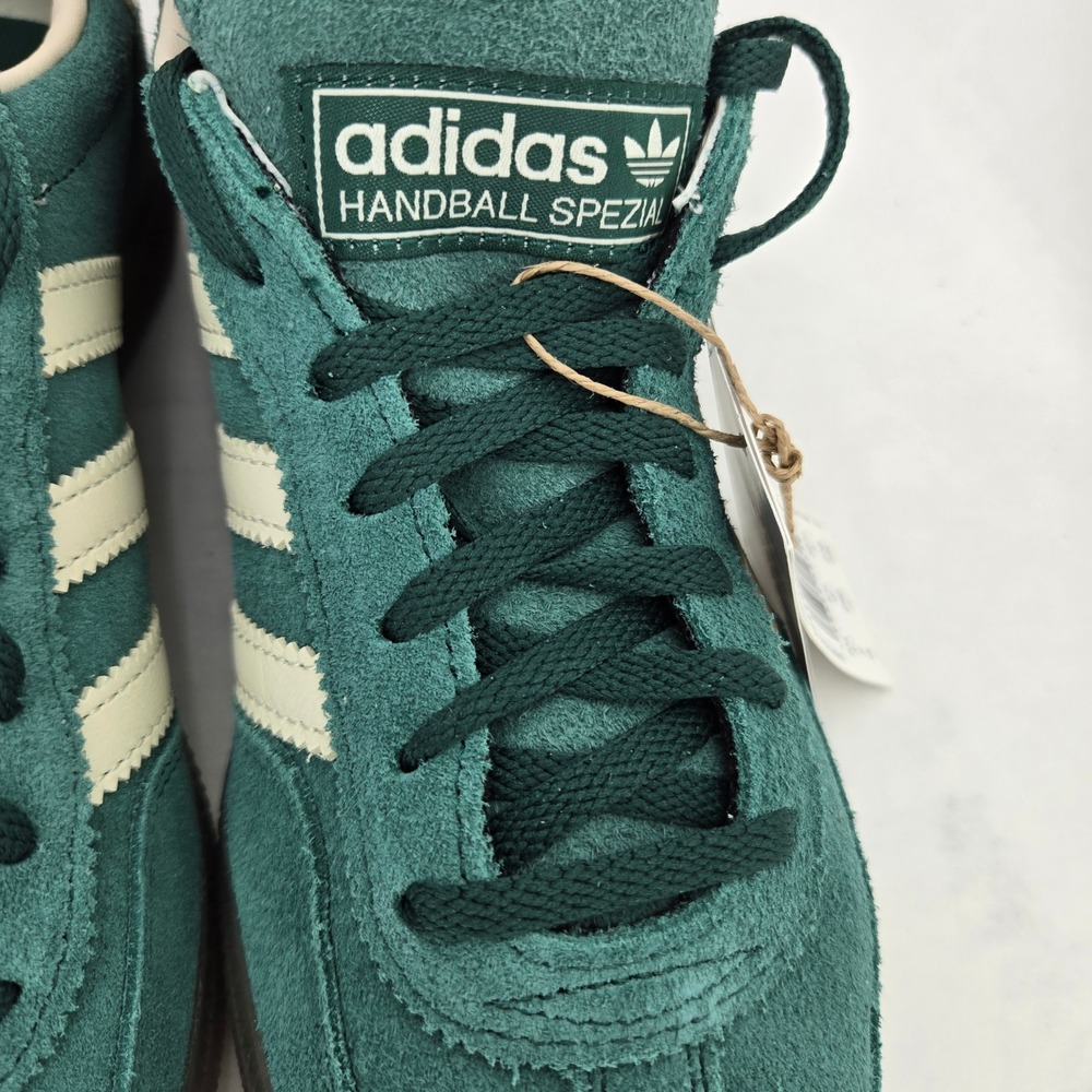 Adidas Handball Spezial W Collegiate Green Cream White Suede IH1509 Womens 7 - Picture 12 of 14